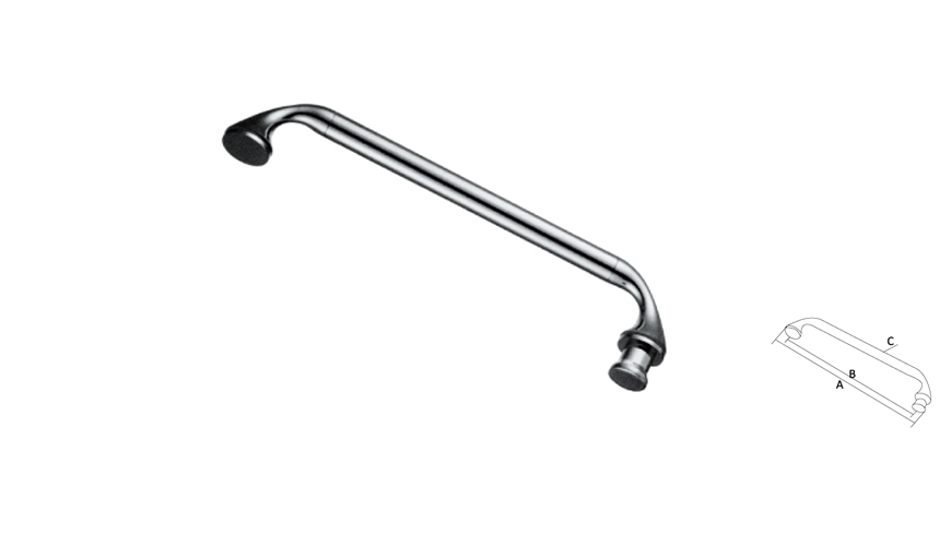 Glass Door handle,Stainless Steel